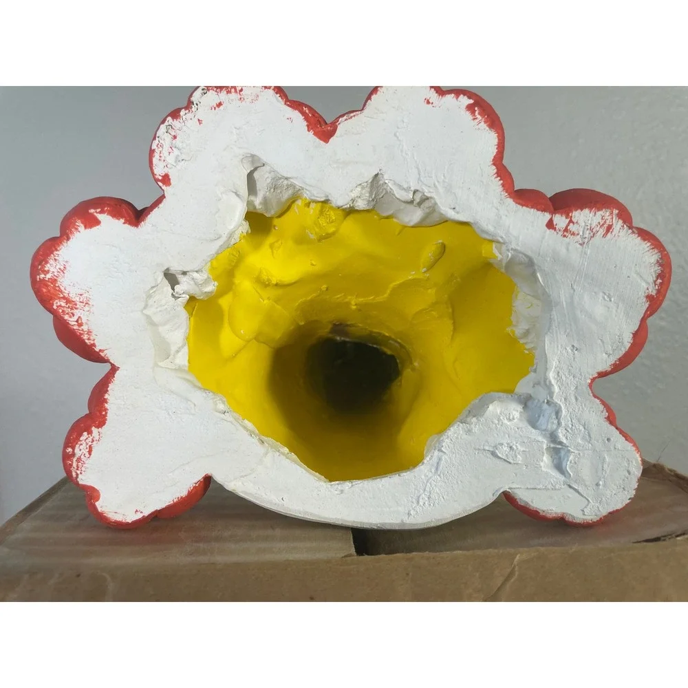 Vintage California Creations Ghost Pumpkin Patch Light Up Halloween Ceramic